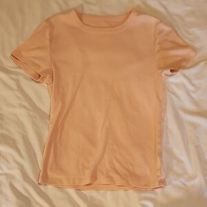American Eagle Outfitters Soft Pink Short Sleeve Tee